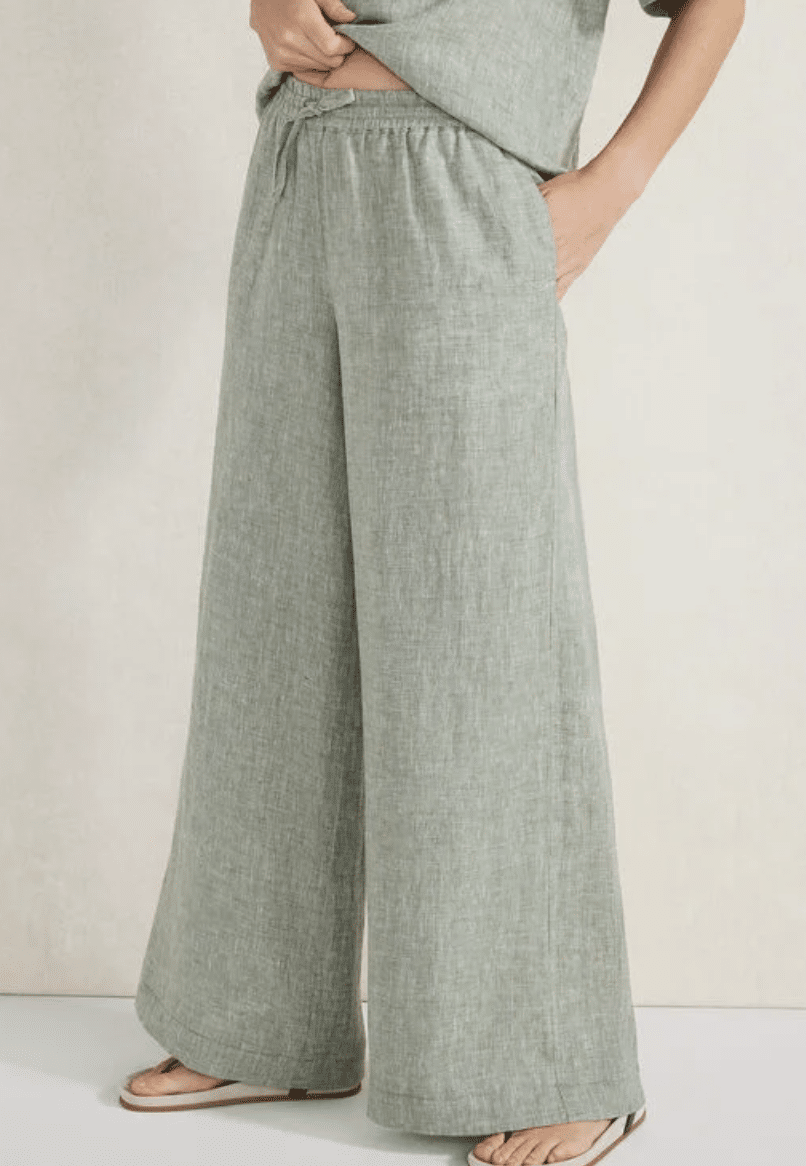 Palazzo Pants for Women 50 is not old tania stephens fashion blogger linen